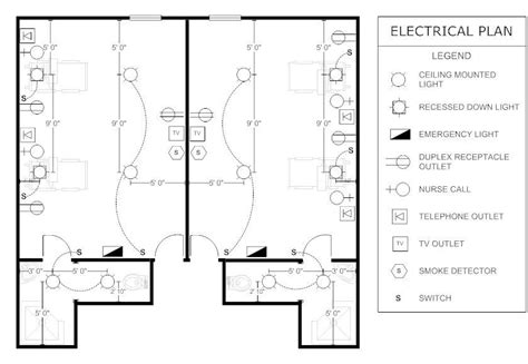 Based on the basic floor plan structure, a house wiring diagram is supposed to add more than just electrical symbols. Found on Bing from www.pinterest.com | Electrical plan, House wiring, Electrical layout