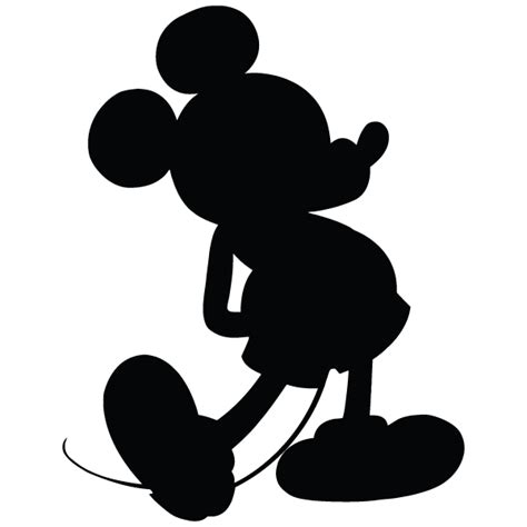 Mickey Mouse Ears Silhouette Clipart Free Download On Clipartmag