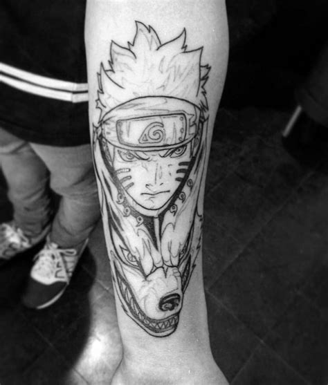 Naruto Y Kurama Tatuagem Do Naruto Tatuagem Tatuagem Masculina