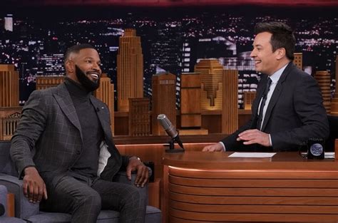 Jamie Foxx Shows Off His New Bearded Look On Jimmy Fallons Show Photo