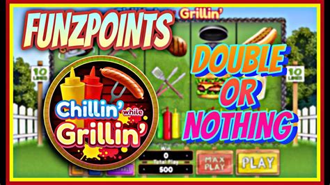 Funzpoints Double Or Nothing Chillin While Grillin Online Slots Win Real Money Youtube