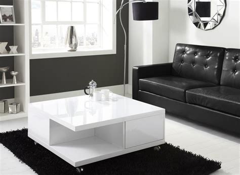 Buy white lack coffee table online at ikea qatar. High Gloss White Storage Coffee Table - Tiffany Range ...