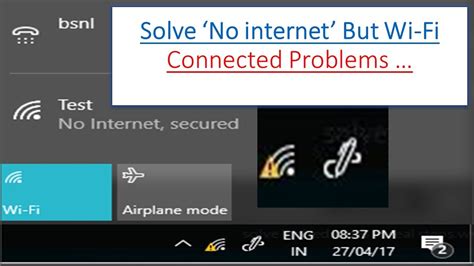 When you see this, it means that your. Solve/fix 'No internet access' but WiFi/LAN Connected ...