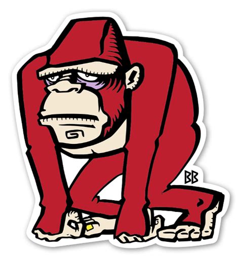 Buy This Bobby Red Gorilla Sticker Stickers Stickerapp Shop