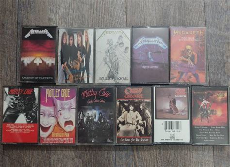 vintage cassette tapes 70s 80s 90s heavy metal glam metal etsy