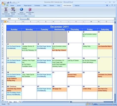 Printable Calanders Excel Calendar Excel Calendar Template Excel