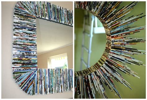 Pasos para decorar fotos con marcos. 5 marcos para espejos creados con objetos reutilizados ...