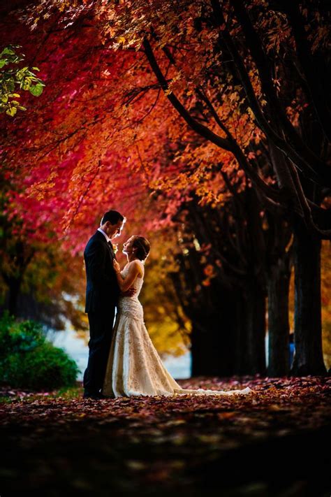What An Incredibly Romantic Fall Wedding Photo Outdoor Fall Wedding