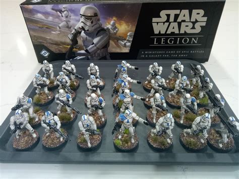 Finished Painting Four Squads Of My Vader Fists 501st Legion