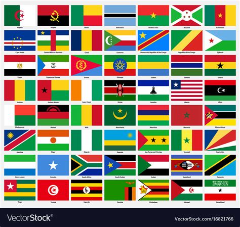 Countries Of Africa Flags