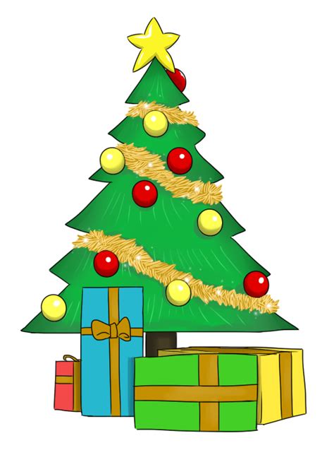 Christmas Tree With Presents Clipart Clip Art Library