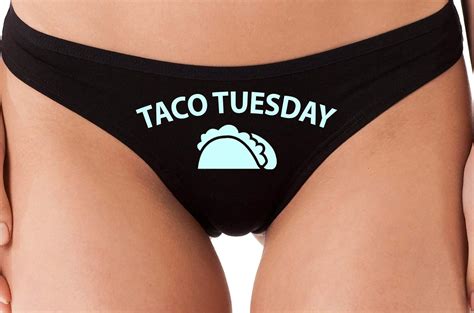 Amazon Knaughty Knickers Eat My Taco Tuesday Lick Me Oral Sex