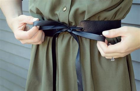 Leather Tie Belt Full Tutorial How To Tie A Belt Obsigen