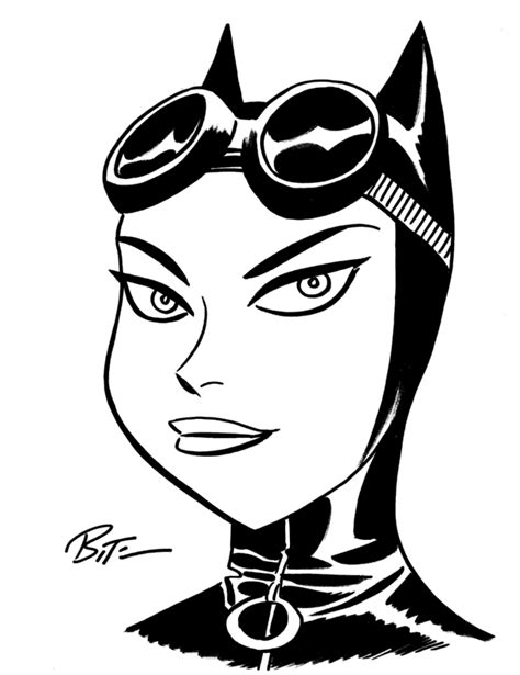Catwoman By Bruce Timm In Matt Ks Catwoman Comic Art Gallery Room