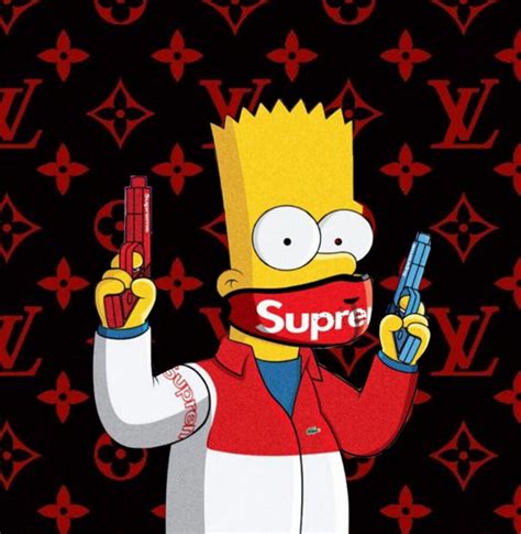 Bart Simpson In Red Wallpapers Wallpaper Cave