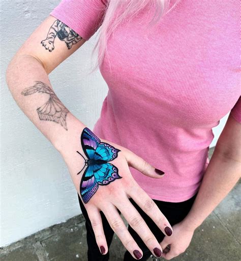 Share 79 Butterfly Hand Tattoo Ineteachers