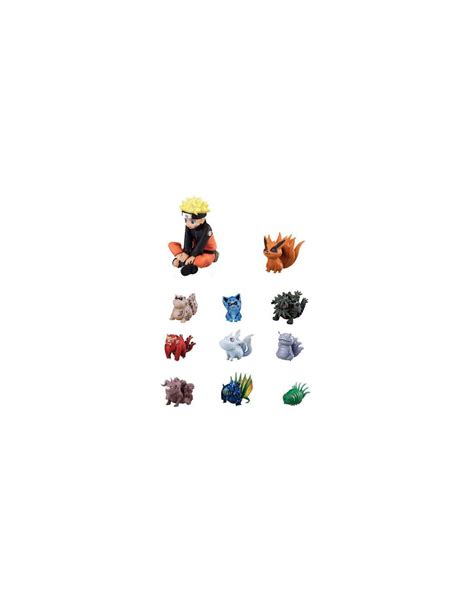 Pack 11 Figuras Naruto Uzumaki And Bijyu 3 7cm Merchandising Naruto