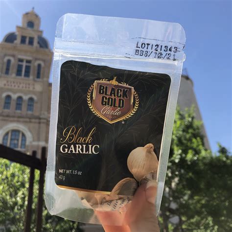 Black Garlic Pack Pearl Farmers Market Texas Black Gold Garlic