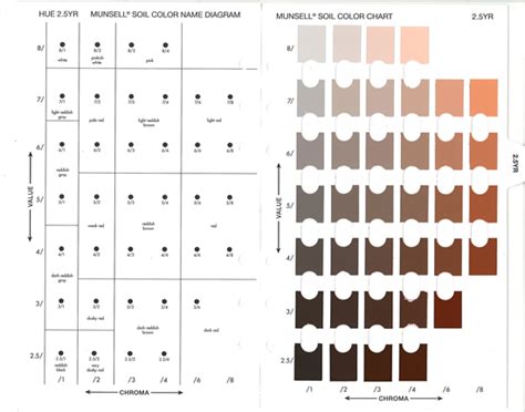 Munsell Soil Color Chart Printable