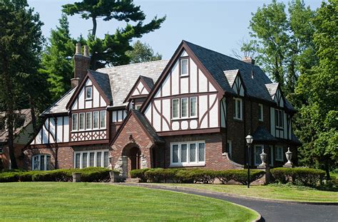 This tudor style house design features 5 bedrooms and 6 bathrooms with a square footage of 4,526 of living space. So Many Different Architectural Home Styles