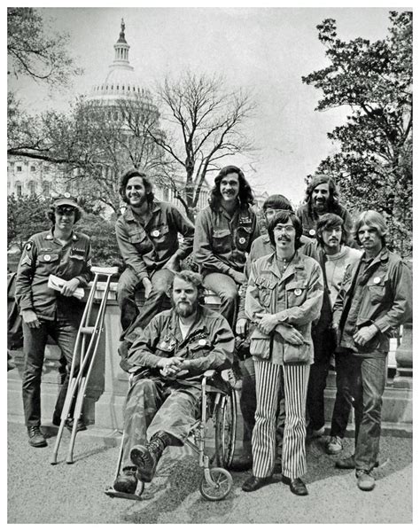 Florida Vvaw Delegation Poses During Antiwar Protests 1971 A Photo