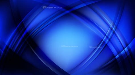 Abstract Royal Blue Curve Background Design
