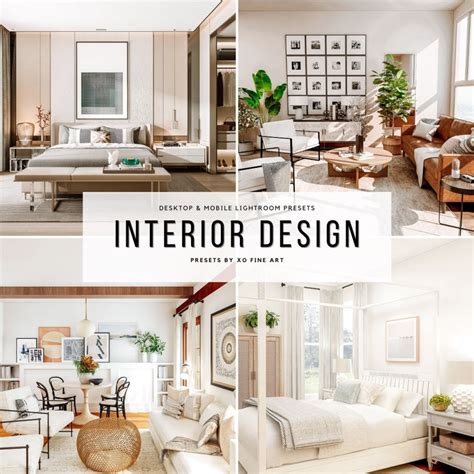 Lightroom Presets Set Of 13 Interior Design Presets Home Etsy