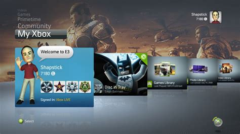 Xbox 360 Dashboard Update Now Live Einfo Games