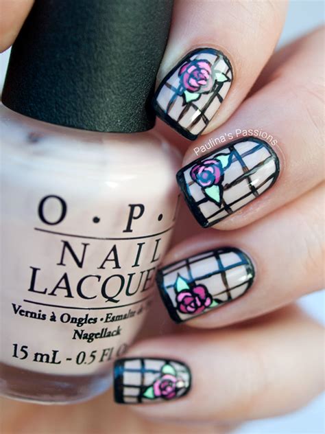 15 Interesting Stained Glass Nail Designs Top Dreamer