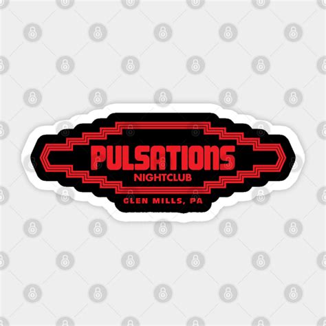 Pulsations Nightclub Pulsations Sticker Teepublic Au