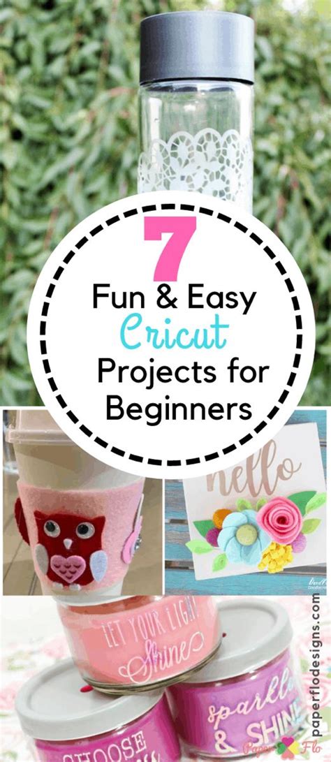 7 Fun And Easy Cricut Projects For Beginners Fun Easy Cricut Projects