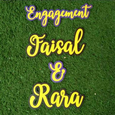 Maka dari itu, kami bagikan huruf keren dari a sampai. Tulisan Nama untuk Backdrop Lamaran Wedding Tasyakuran ...