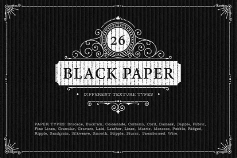26 Black Paper Texture Backgrounds By Textures And Overlays Store