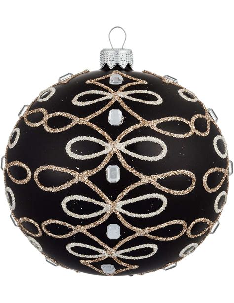 David Jones  David Jones Boxed glass ornament with glass bead and