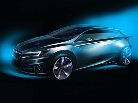 Subaru Impreza 5 Door Concept Design Sketch Car Body Design