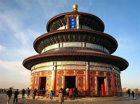 Templo Del Cielo Oración Al Cielo Y La Tierra En Pekín