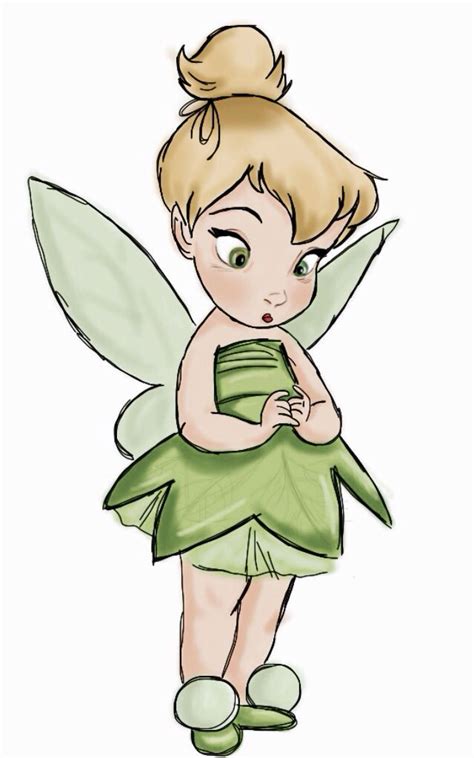 How To Draw Tinkerbell Step 18 Cute Disney Drawings D