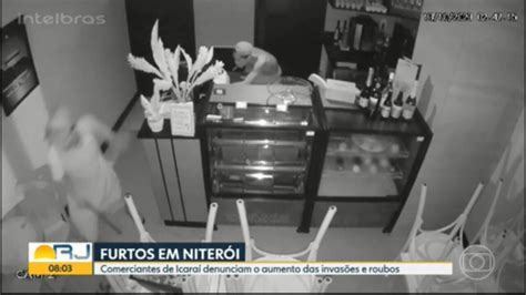 Criminosos Invadem Lojas Em Icaraí E Furtam Objetos Bom Dia Rio G1