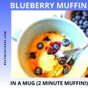 Blueberry Muffin In A Mug Easy Minute Microwave Muffin Best Mug Cakes