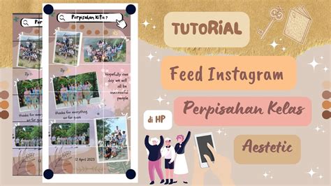 Cara Membuat Puzzle Feeds Instagram Perpisahan Kelas Aestetic Di Aplikasi Canva Desain Canva