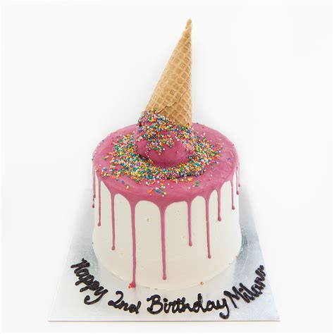 Transfer into a silicone cake mold leave to cool slightly. Conehead Cake - Birthday Cake Shop