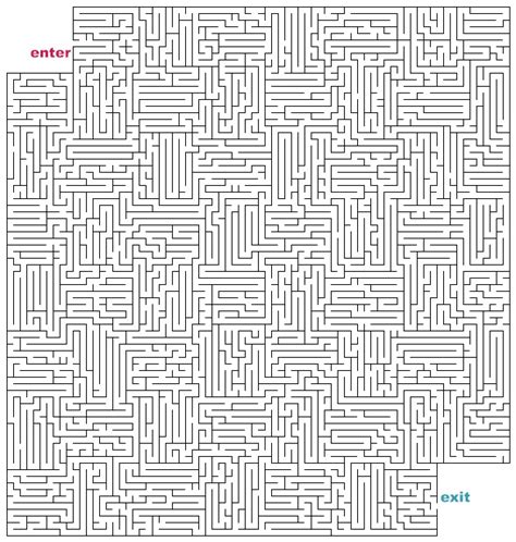 6 Best Images Of Hard Printable Maze Worksheets Hardest