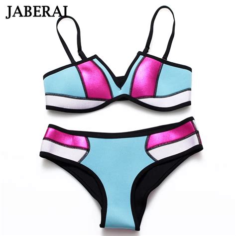 Buy Jaberai Waterproof Bikini Set Patchwork Women