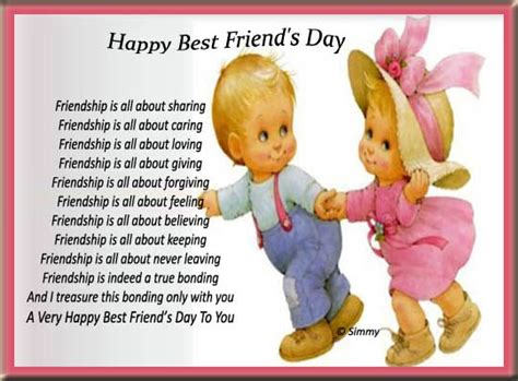 Life wouldn't be the same without best friends. Wishes For My Best Friend... Free Happy Best Friends Day ...