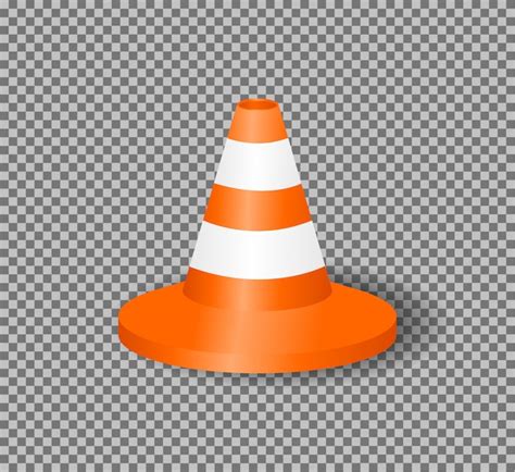 Premium Vector Realistic Traffic Cone Illustration
