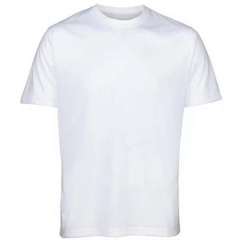 White Men Sublimation Plain T Shirts At Rs 130piece In Agra Id