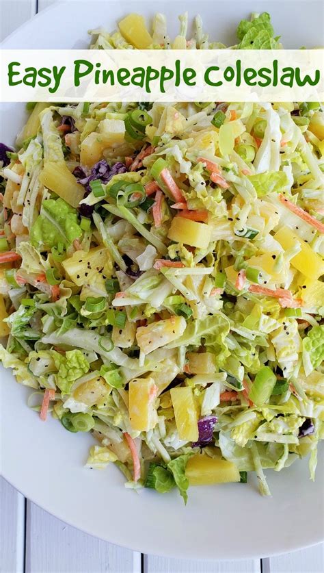 Coleslaw Recipe With Pineapple Easy Recipes Today