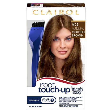 Buy Clairol Root Touch Up By Nicen Easy Permanent Hair Dye 5g Medium Golden Brown Hair Color