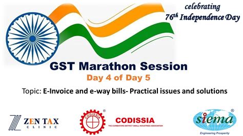 GST Marathon Session By Zen Tax Clinic Celebrating 76th Independence Day YouTube