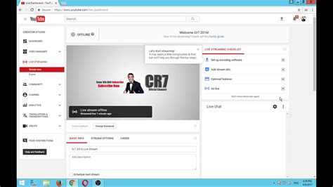 Cr7 2016 Live Stream Youtube